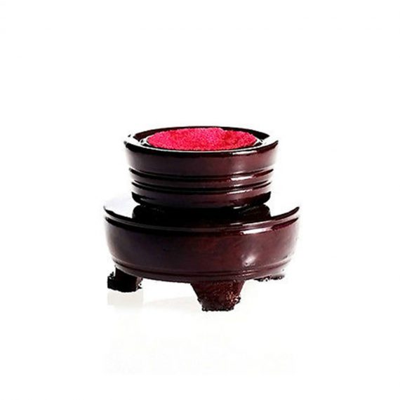 پایه چوبی گوی شیشه ای