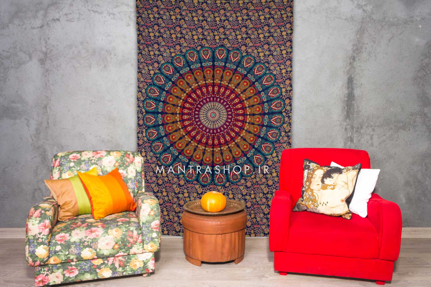 خرید روتختی ماندالا آتشین