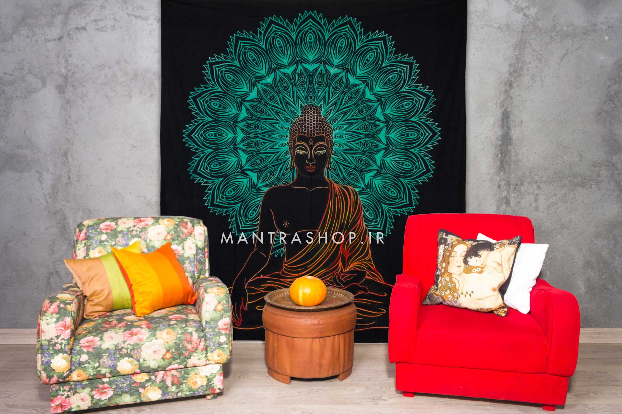 خرید بکدراپ بودای نشسته