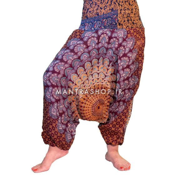 شلوار هندی زرشکی